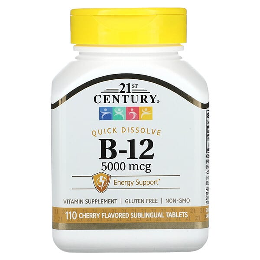 21st Century Vitaminë B-12 5000 Mcg 110 Copë