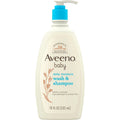Aveeno Baby Daily Moisture larës i butë për larjen në vaskë dhe shampo – 532 ml