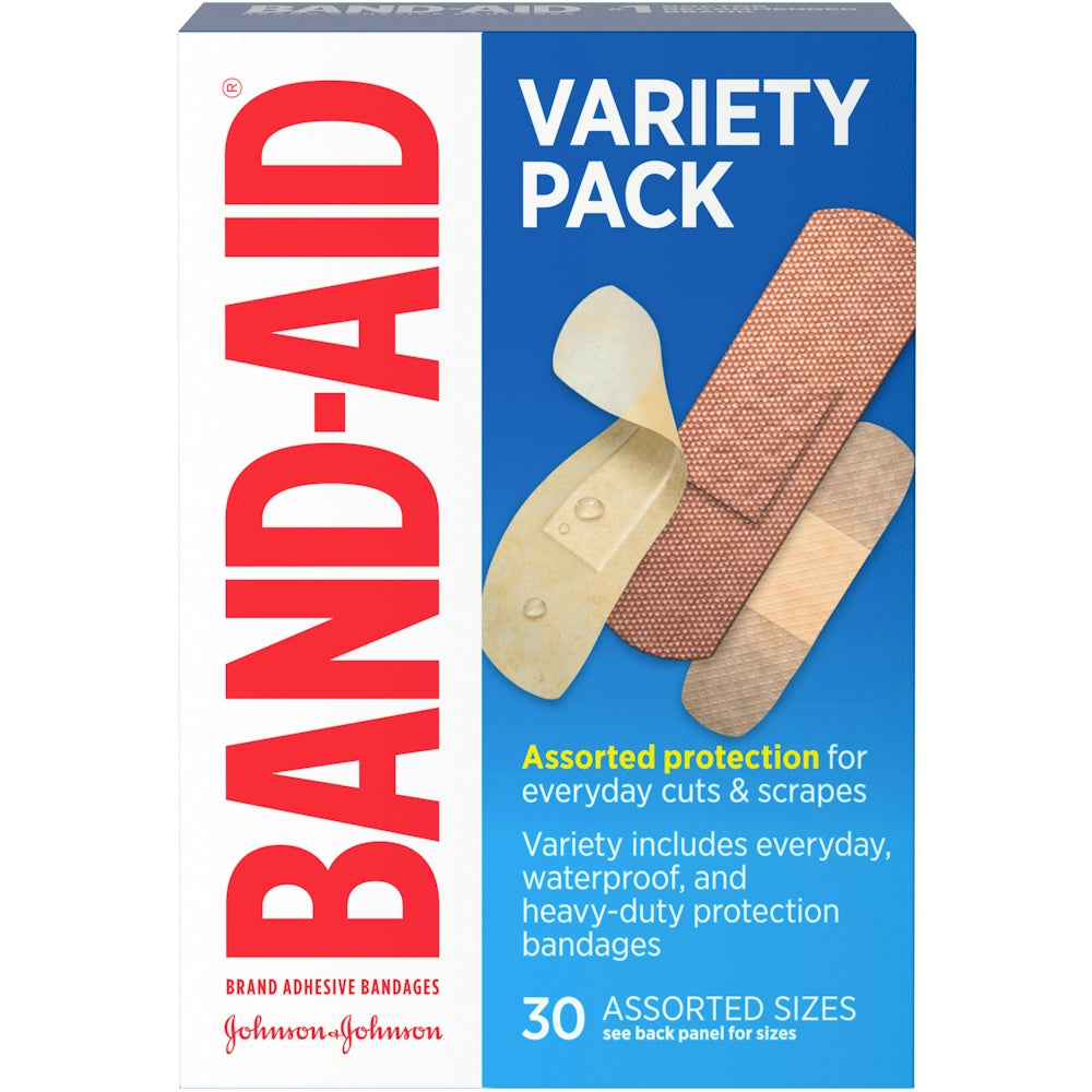 Fashat ngjitëse të markës Band-Aid® – Paketim i larmishëm (madhësi të ndryshme)