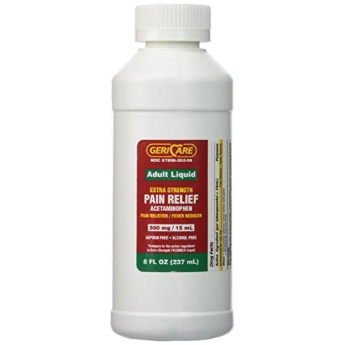 McKesson Brand Schmerzmittel 500 mg Stärke Flüssigkeit 8 Oz., 24FL/KT