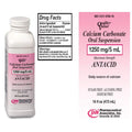 Quality Value Calcium Carbonate orale Suspension 1250 mg/5 ml – 16 oz