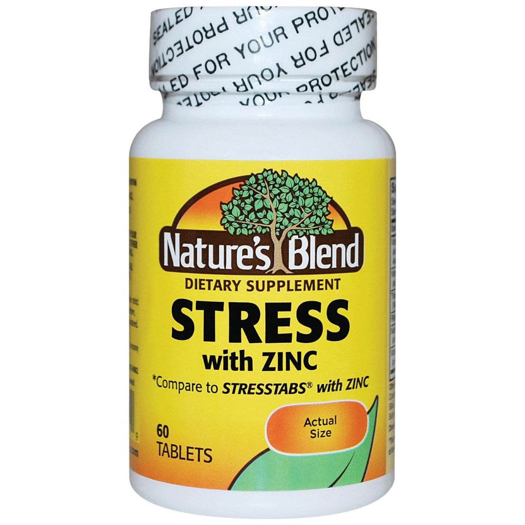 Nature's Blend Stress Formula mit Zink – Nahrungsergänzungsmittel