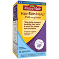 Nature Made Hair, Skin And Nails With Biotin 2500 Mcg Softgels