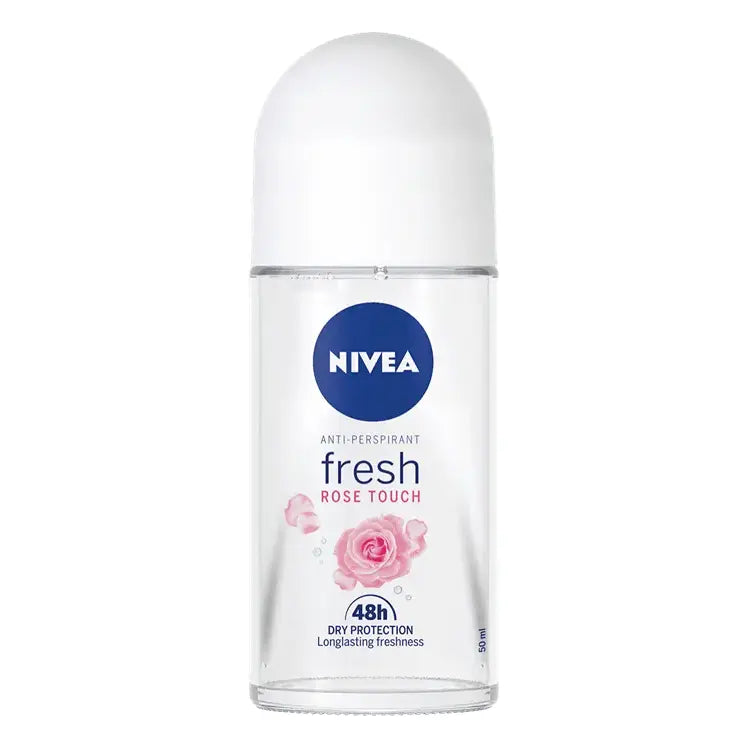 Nivea Fresh Rose Touch 48H Anti-Transpirant Roll-On Deodorant 50ml