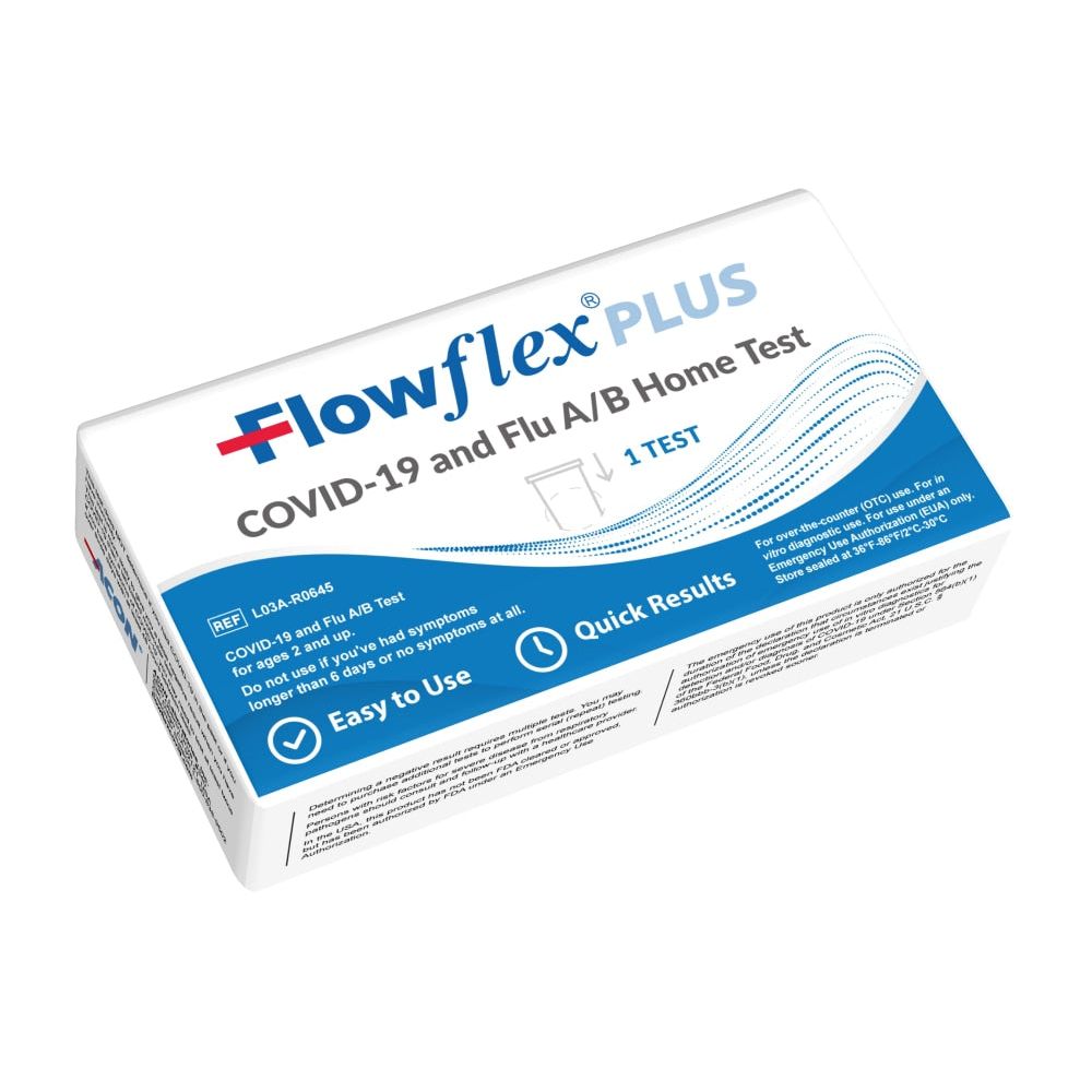 Flowflex Plus Test Shtëpie për COVID-19 dhe gripin A/B