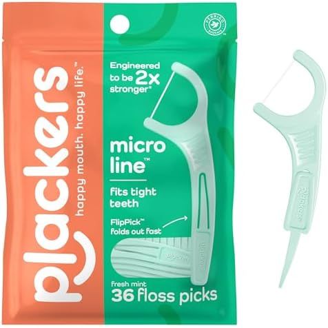 Plackers Gentle Line Zahnseide-Sticks Frische Minze 75 Stück