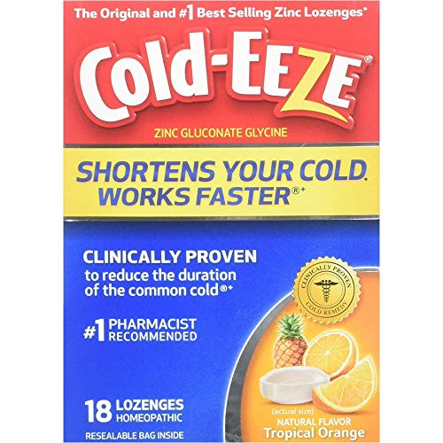 Cold Eeze Mittel, Lutschtabletten, Tropischer Orangengeschmack