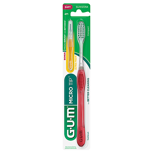 Furçë dhëmbësh kompakte GUM Micro Tip Soft