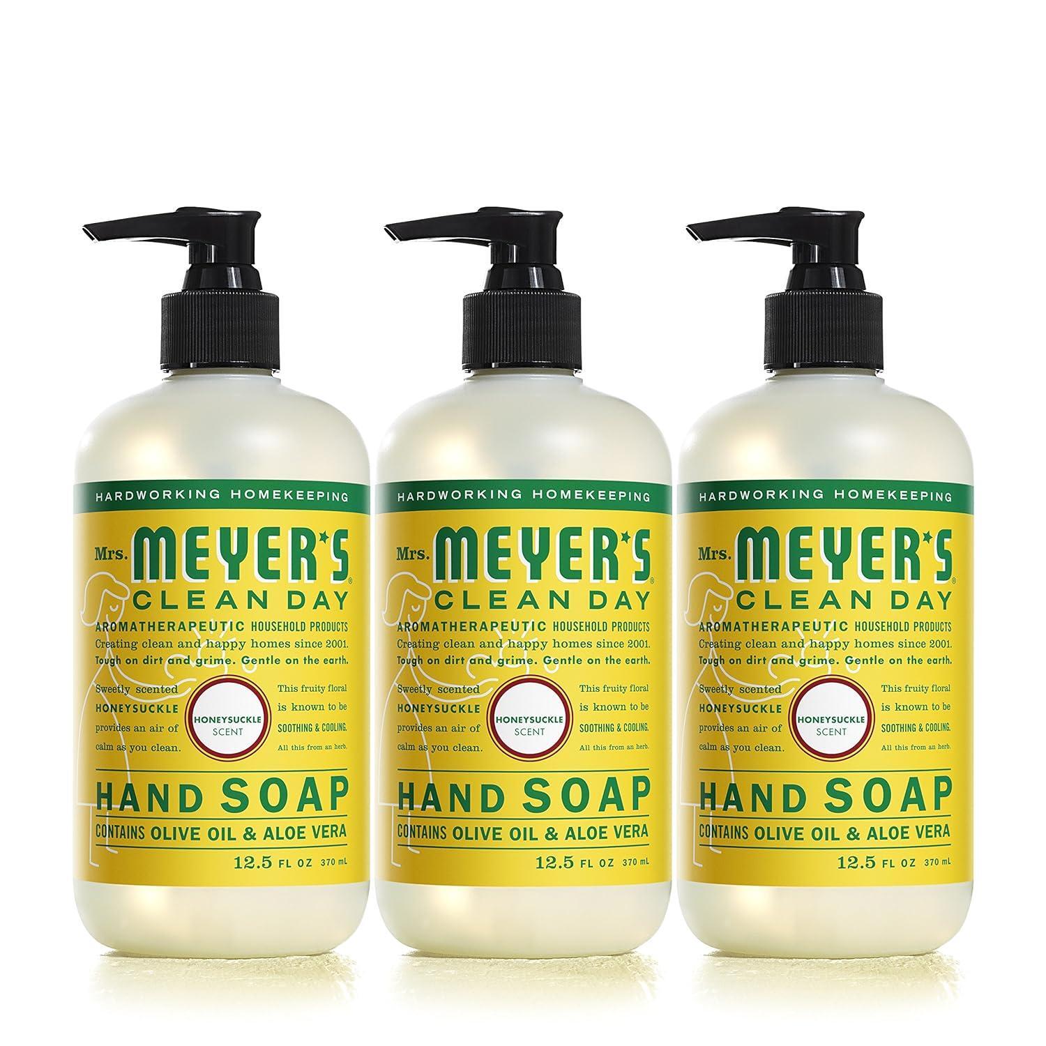 Mrs. Meyer's Clean Day Flüssige Handseife, Geißblattduft, 370 ml