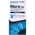 Bausch + Lomb Muro 128 5% Lösung – Sterile hypertone Augentropfen, 0,5 fl oz