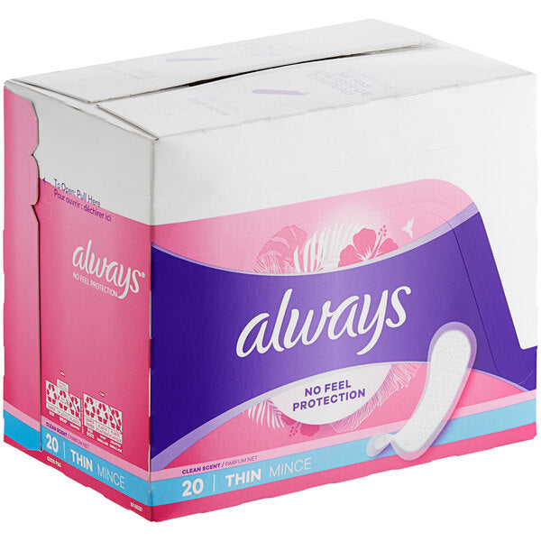 Always Slipeinlage Regular Normal Dünn – 20 Stück pro Packung