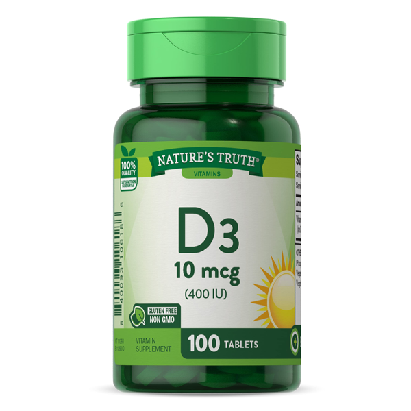 Nature's Truth Vitamin D3 400 IE 10mcg 100 Tabletten