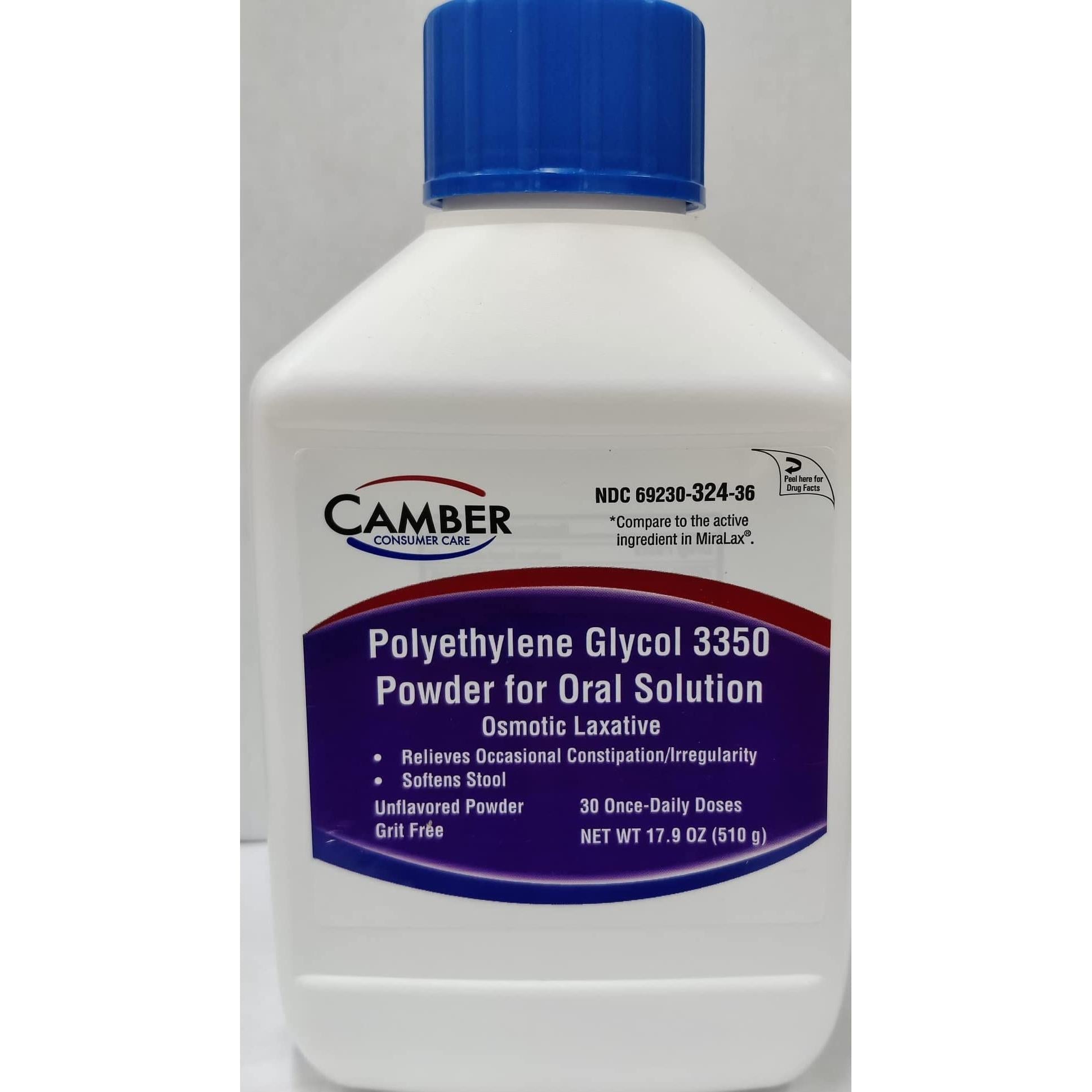 Camber PEG 3350 Pluhur 17.9 Oz (510gm)
