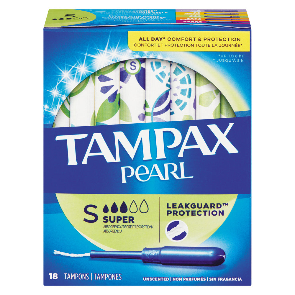 Tampax Pearl Plastic Super Tampons ohne Duftstoffe