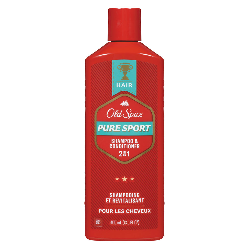 Old Spice 2 në 1 Shampo Balsam Pure Sport 13.5 Oz