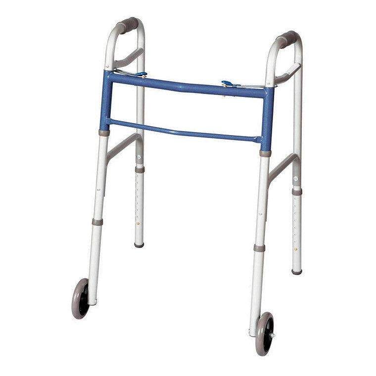 Carex Zweiknopf-Rollator mit Rädern