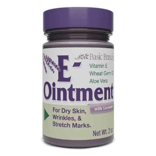 Basic Organics Brands Vitamin E Salbe, 56 g, Lavendel