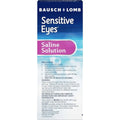 Sensitive Eyes Bausch & Lomb Plus Solucion Saline - 12 Fl Oz