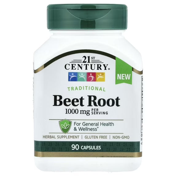 21st Century Rote Bete 90 Kapseln (500 mg pro Kapsel)