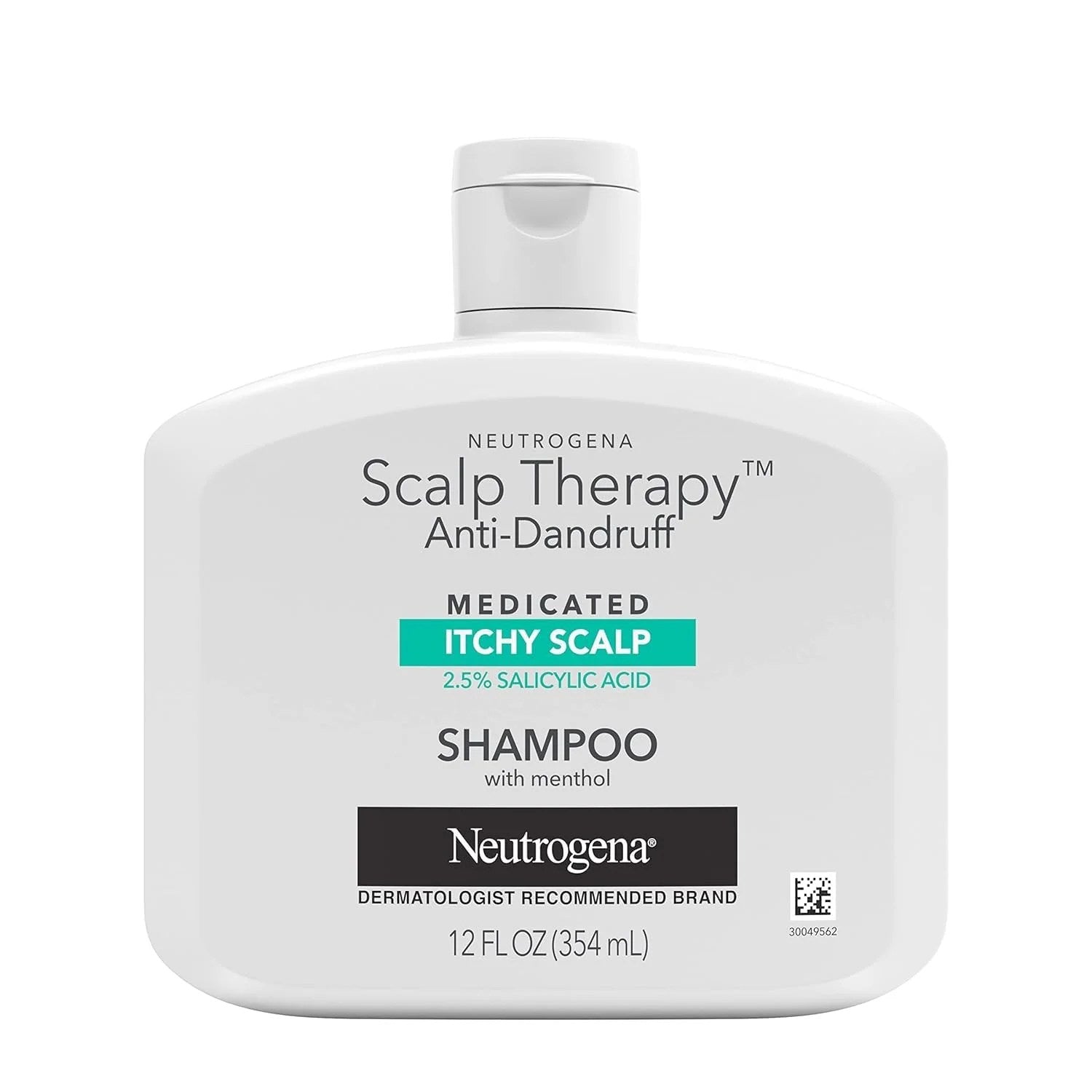 Neutrogena Scalp Therapy Anti-Schuppen Shampoo für juckende Kopfhaut, 2,5 % Salicylsäure mit Pfefferminzduft, 354 ml