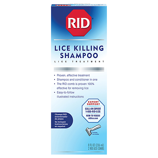 Rid Läuse-Tötendes Shampoo Enthält Nissenkamm Flasche – 236 ml