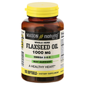 Mason Natural® Leinöl 1000 mg – Pflanzliche Omega-Unterstützung (Softgels)