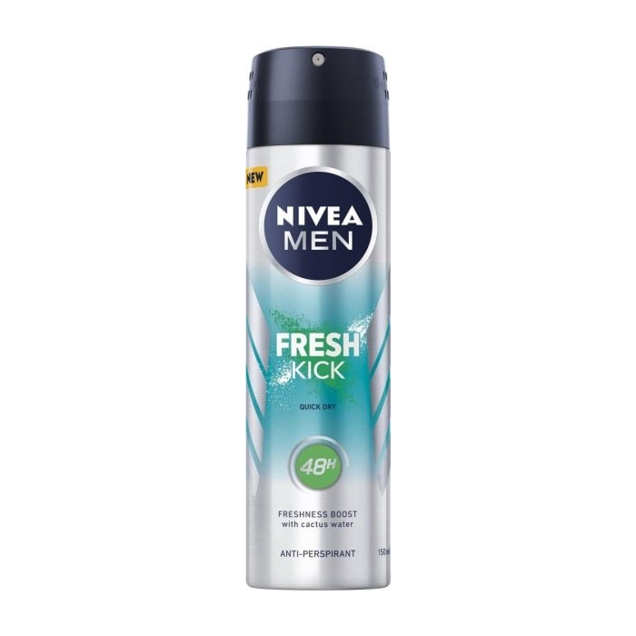 Nivea Men Fresh Kick Deodorant Spray Antiperspirant 150 ml