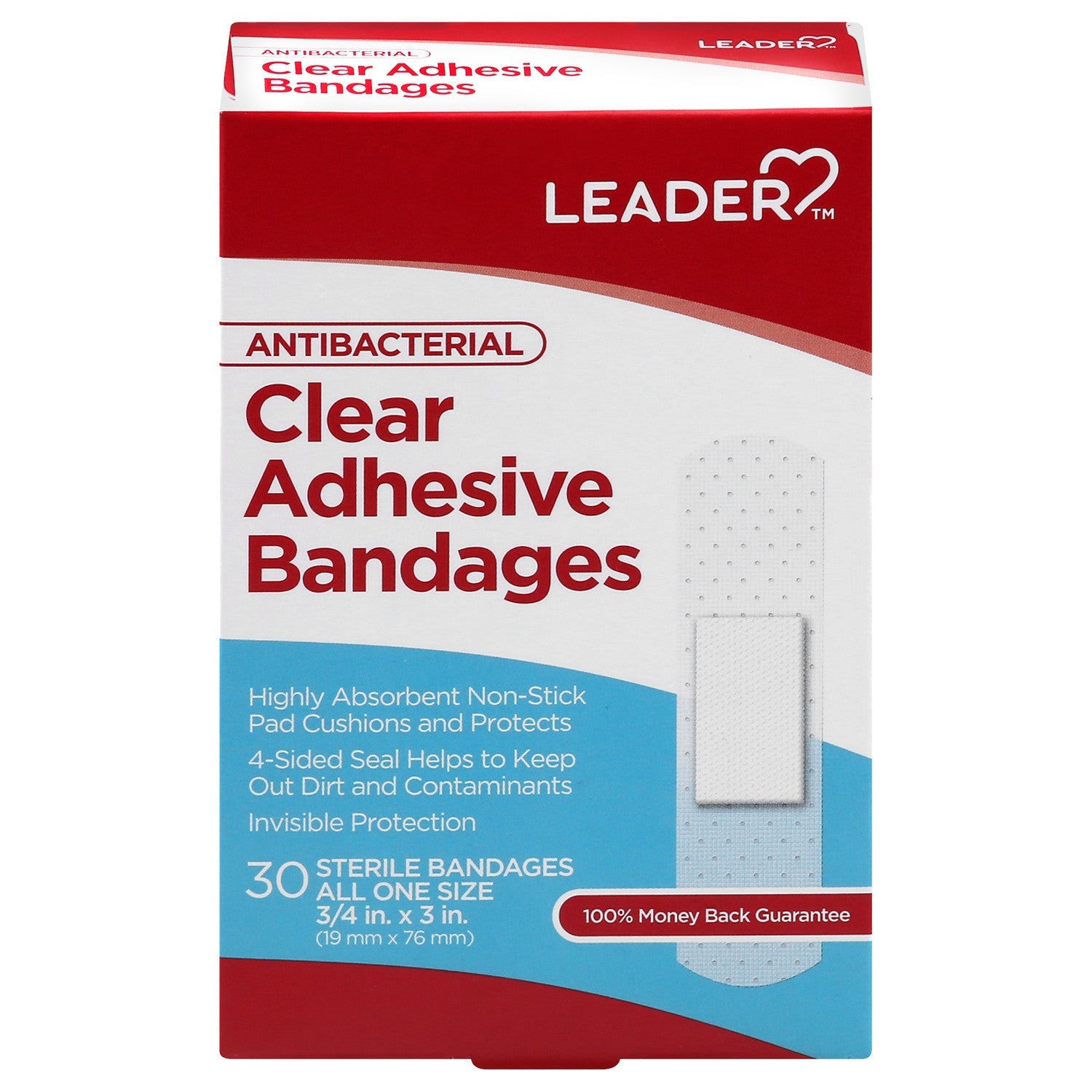 Leader-Bandagen, selbstklebend, transparent, antibakteriell