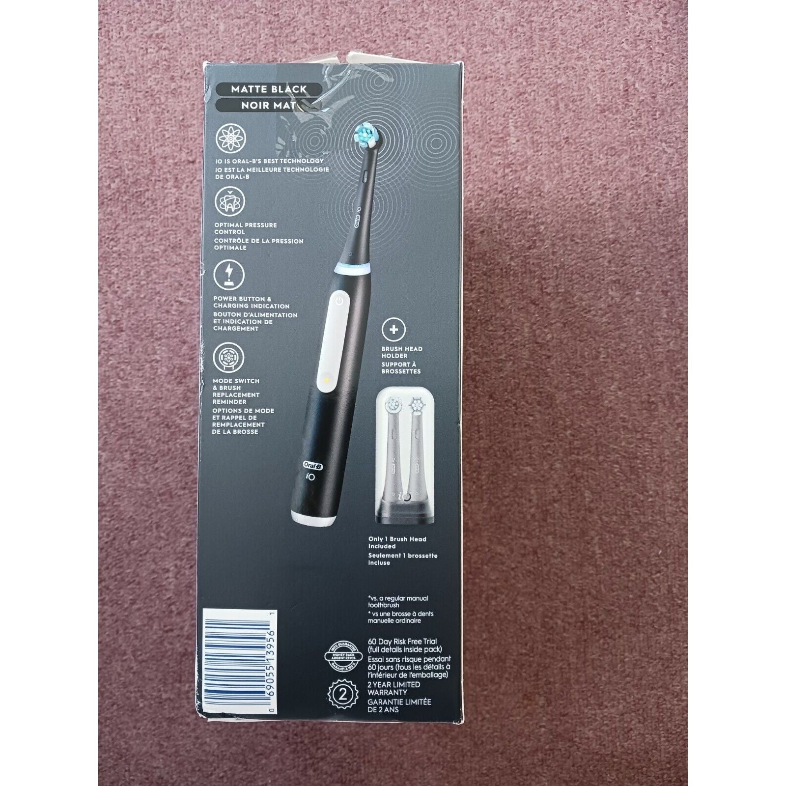 Oral-B iO Series 3 Luxe elektrische Zahnbürste Schwarz