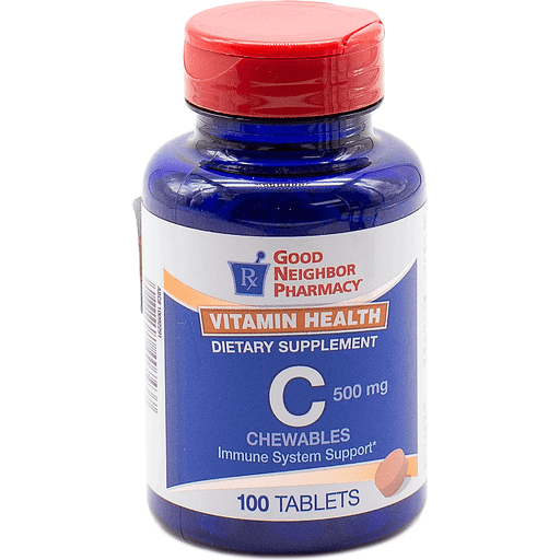 Good Neighbor Pharmacy GNP Vitamin C 500 MG Orangen-Kautabletten - 100 Tabletten