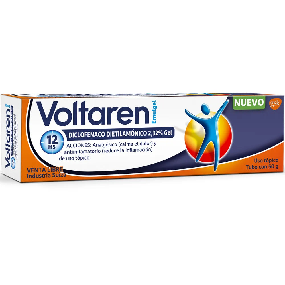 Voltaren (Diclofenac-Natrium) topisches Gel, 50g Tube (12er-PDQ-Display)