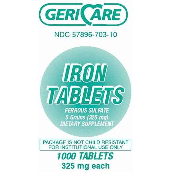 GeriCare Eisenpräparat 325 mg Stärke Tablette