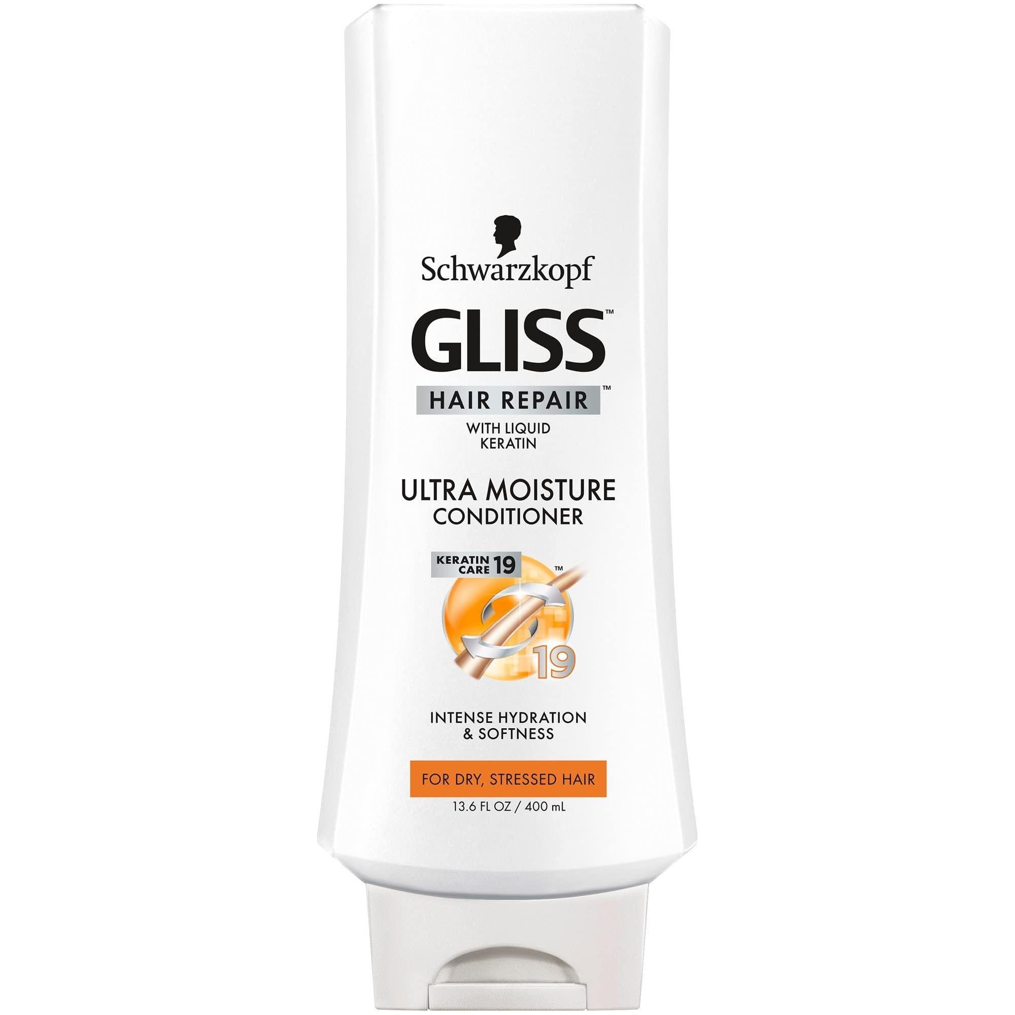 Schwarzkopf Gliss Spülung, Ultra Feuchtigkeit, Haar Reparatur