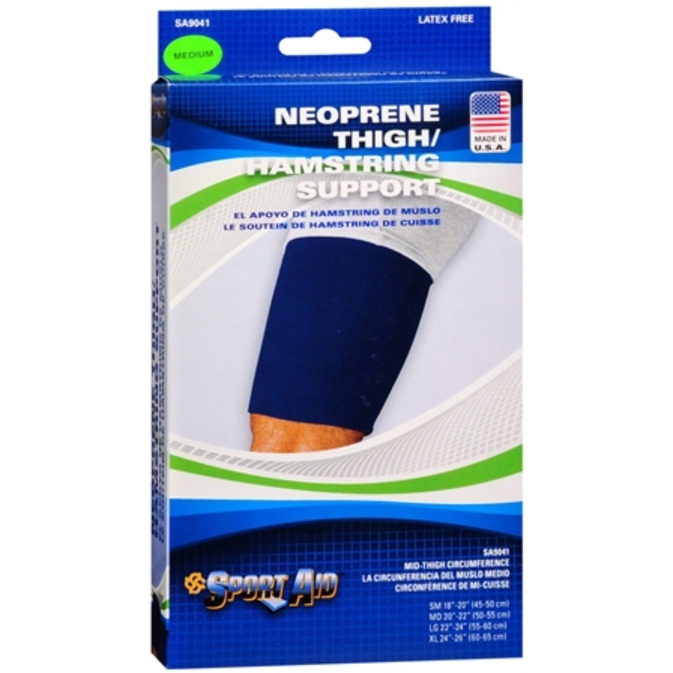 Oberschenkelbandage Neopren Sporthilfe Mittel