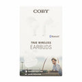Coby® 516 True Wireless Earbuds – Model COBY-CETW516WHT (White)