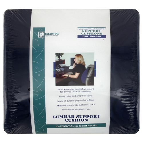 Essential Medical Supply Lendenkissen mit Gurt Marineblau