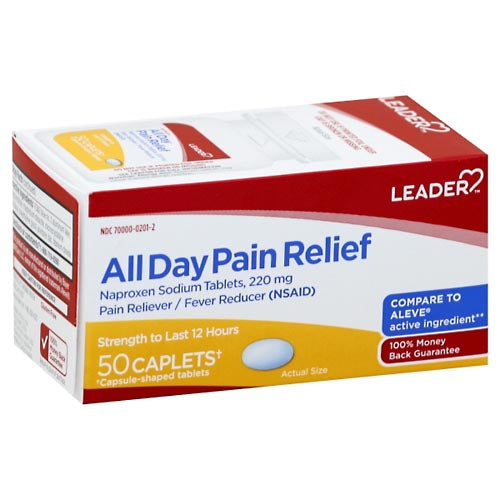 Leader™ Lehtësim Gjithëditor i Dhimbjes – Naproxen Sodium 220 mg (Tableta)