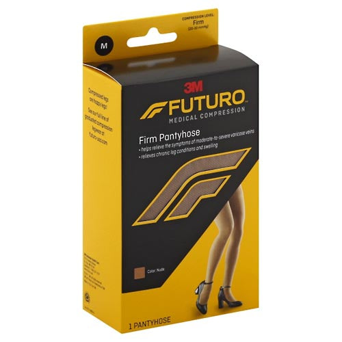 Futuro 3M, Medizinische Kompressionsstrumpfhose Stark Stützend Nude Medium