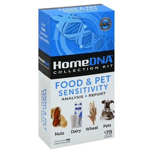 HomeDNA™ Lebensmittel- und Haustier-Empfindlichkeit DNA-Testkit für zu Hause