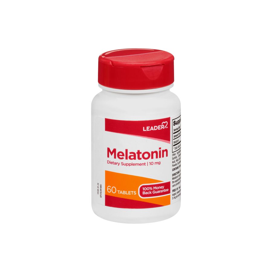 Leader™ Melatonin 10 mg – Maximale Stärke zur Schlafunterstützung (60 Tabletten)