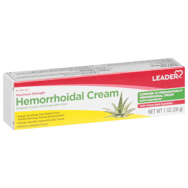 Leader(Tm) Maximum Strength Hämorrhoidalcreme 1 Oz (Vergleichbar mit Preparation H)
