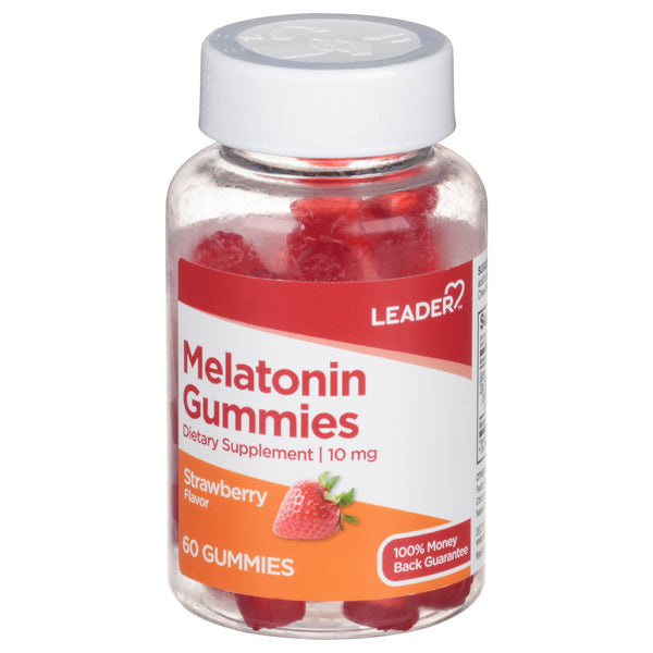 Leader™ Melatonin 10 mg Gummis – Erdbeergeschmack