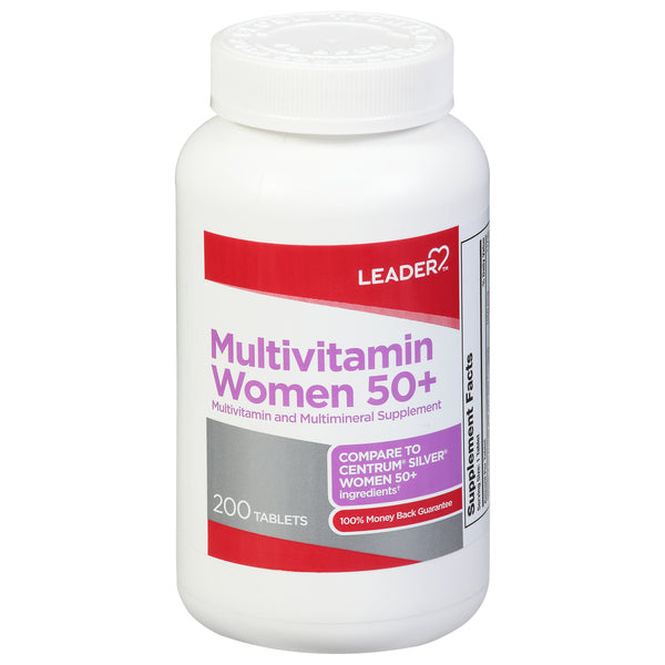 Multivitaminë Leader™ për Gra 50+ – Mbështetje Gjithëpërfshirëse për Shëndetin (Tableta)