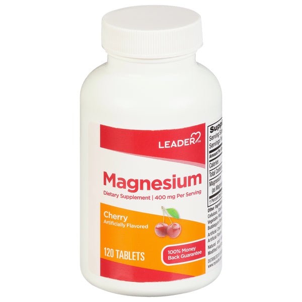 Leader™ Magnesium 400 mg – Lutschtabletten mit Kirschgeschmack