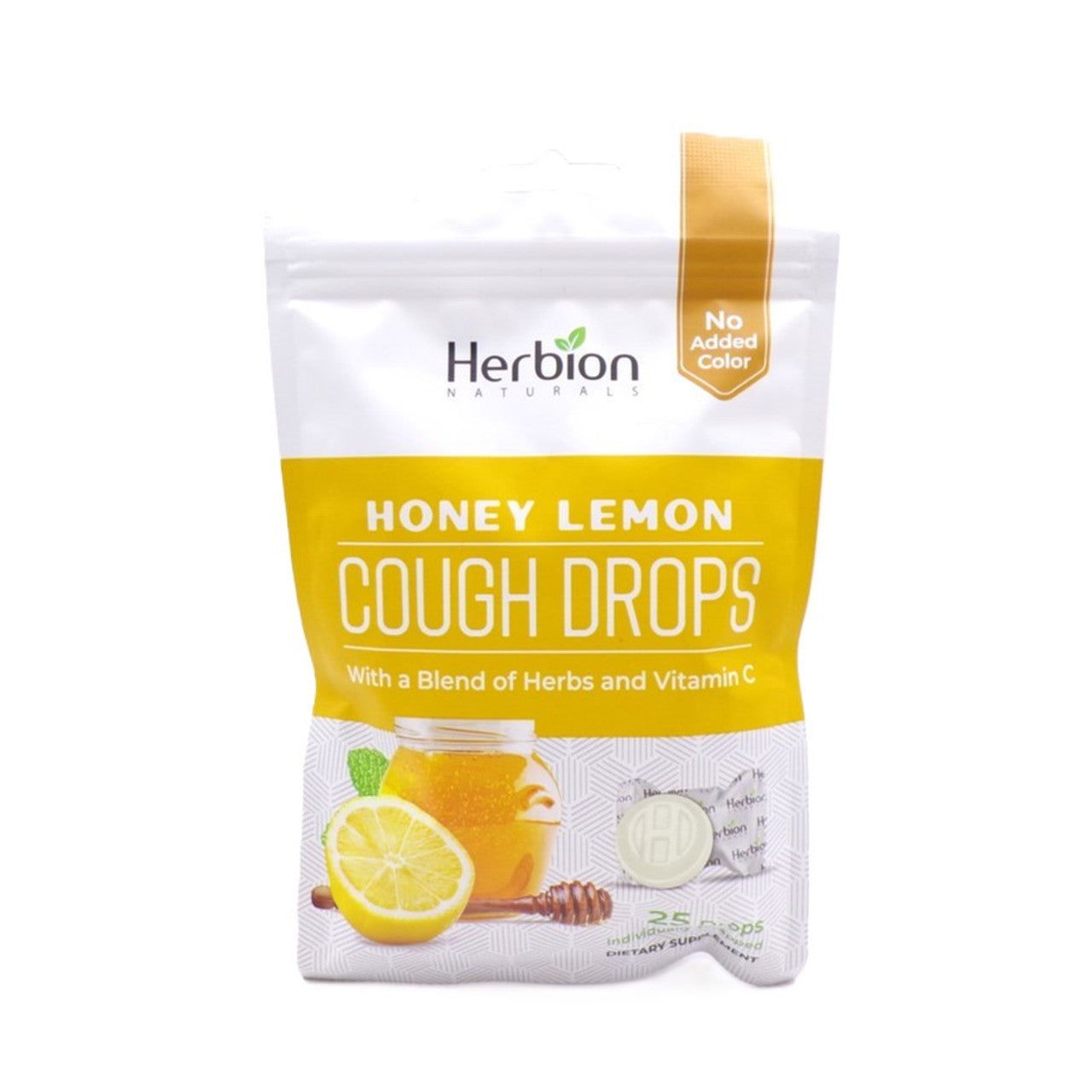 Herbion Naturals Honig-Zitrone Hustenbonbons - 25 Stück