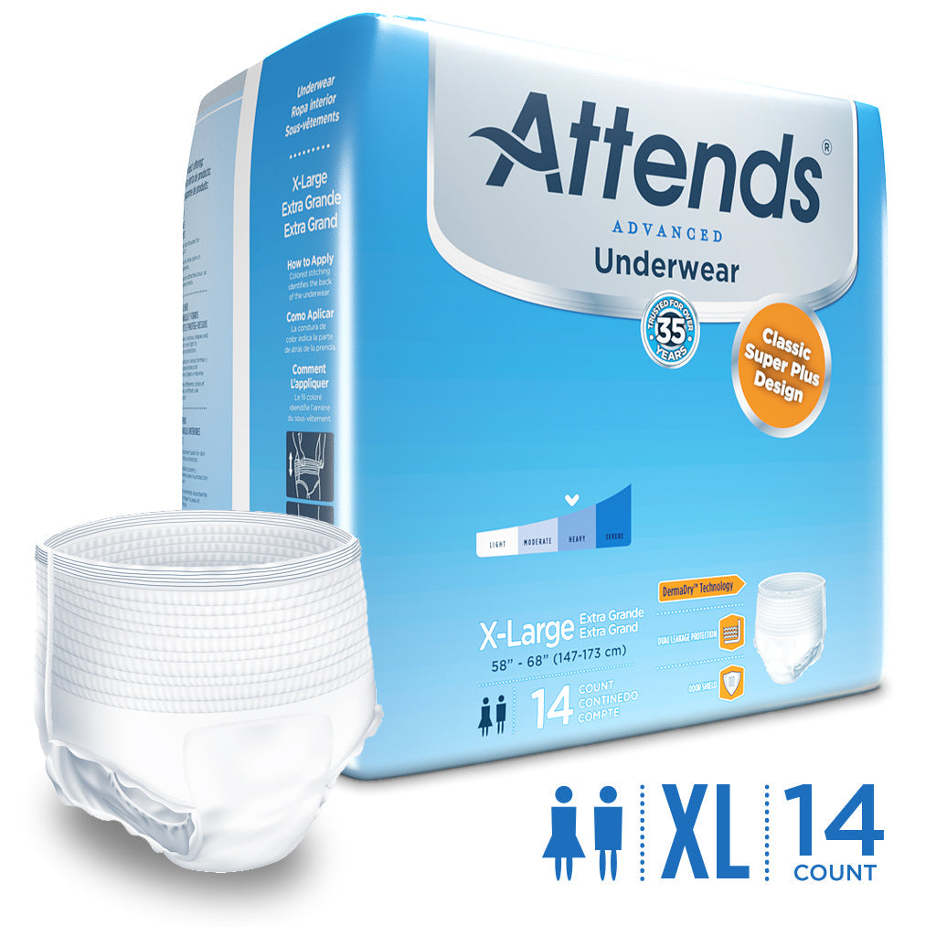 Attends Advanced Windelhosen, sehr hohe Saugleistung