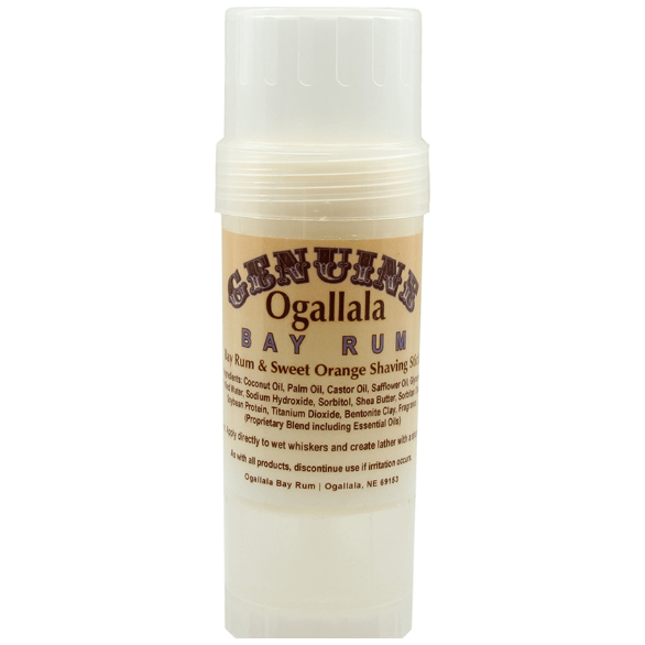 Ogallala Bay Rum, Bay Rum & Süßorange Rasierstift 2.5 Oz.