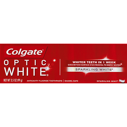 Colgate Optic White Sparkling Mint aufhellende Zahnpasta - 99g