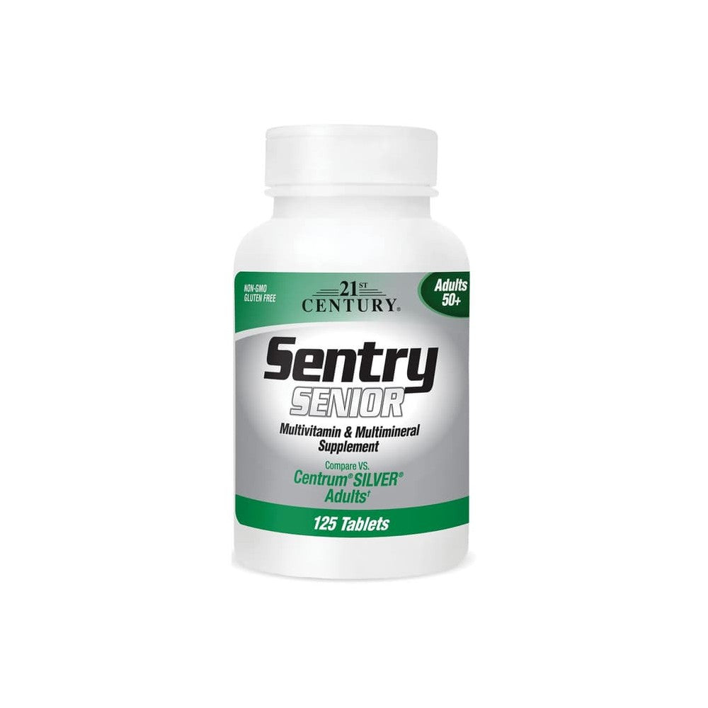 21st Century Sentry Senior – Multivitaminë dhe Multimineral për të Rritur 50+ (125 Tableta)