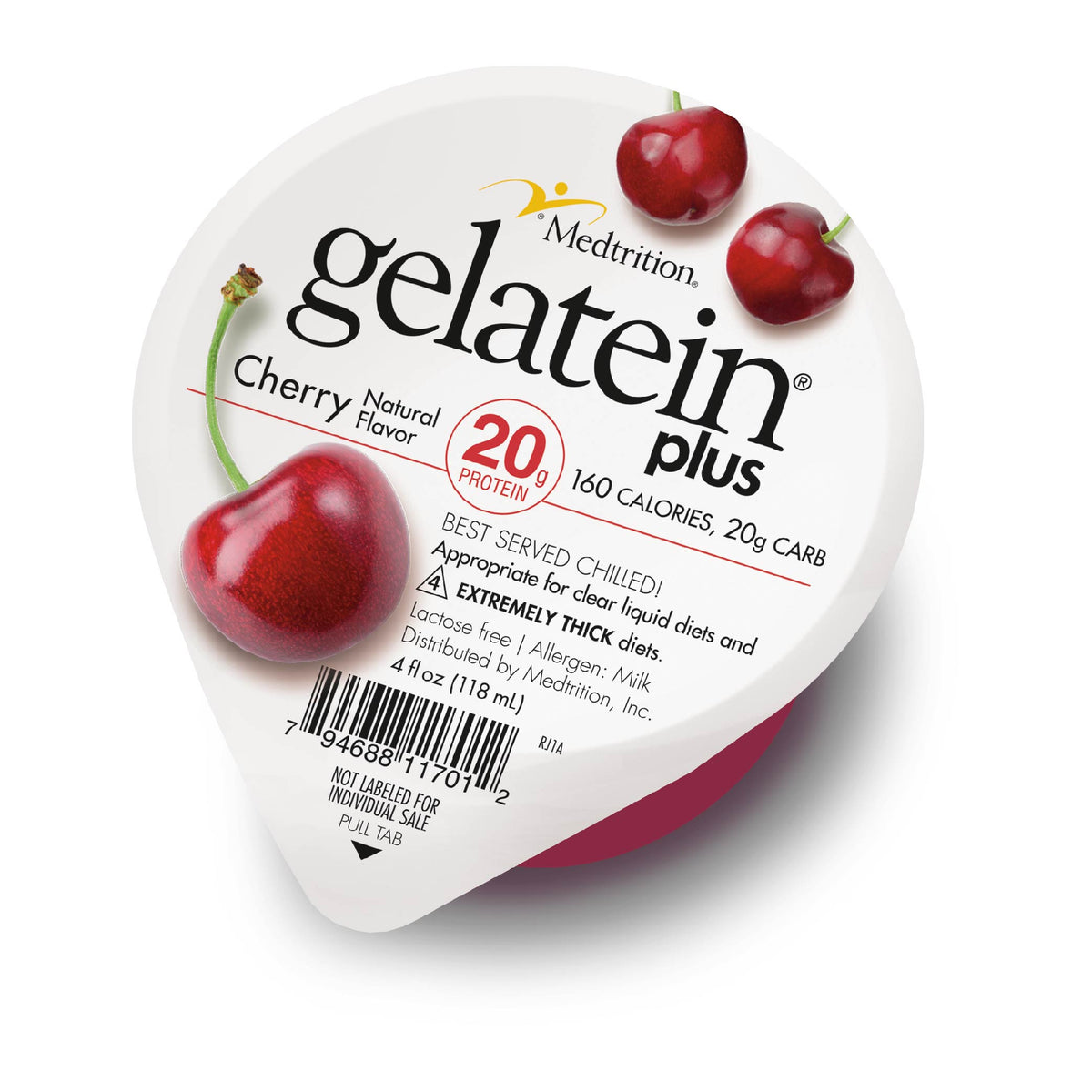 Medtrition Gelatein Plus Gelatinë ananasi me sasi të lartë proteinash, gotë 4 ons MK